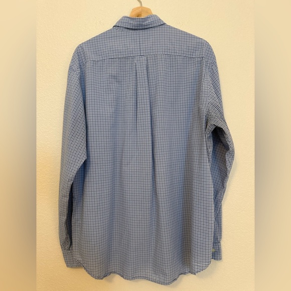 Polo Ralph Lauren Men’s Blue Gingham Check Button-Down Shirt - Picture 4 of 6